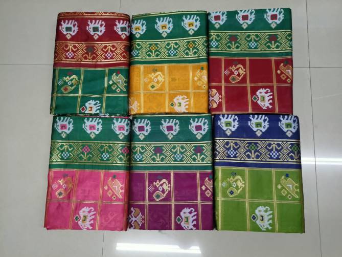 Dhruvi Bandhani Patola Designer Sarees Catalog